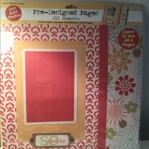 NEW Pre-Designed Scrapbooking Photo Pages